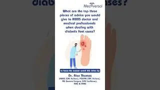 🦶 Diabetic Foot Care:Top 3 Tips for MBBS Doctors & Medical Professionals#FootCareTips #MBBSIndia