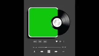 Green Screen CD Music Player