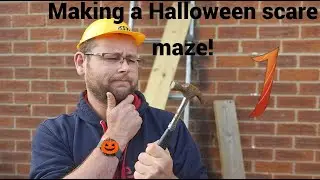 Building a Halloween scare maze in my garden! Episode 1