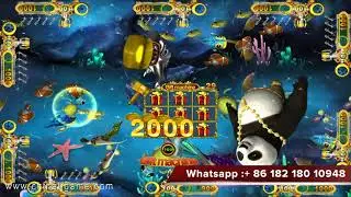 KungFu Panda Skilled Fishing Fish Table 40% High Hold  Fishing Hunter Gambling Game Machine For Sale