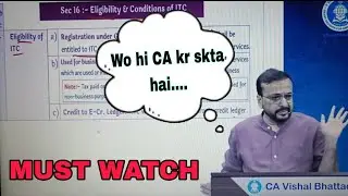 Motivation by Vishal Bhattad Sir | Must watch | Vsmart Academy | GST | #caaspirants #upsc #lifeofca