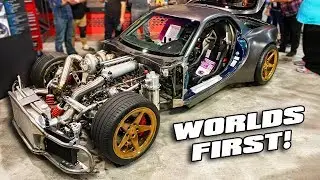 FIRST EVER billet 4 rotor AWD RX-7!