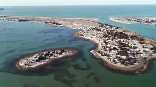 Three Mile Harbor Entrance in Winter