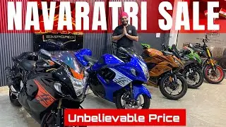 Suzuki Hayabusa VS Kawasaki Zx10R VS Ducati | Navratri SuperSale | Superbikes Emporio Jasneet Singh
