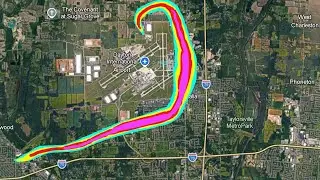 Tornado path animation (improved and fictional)