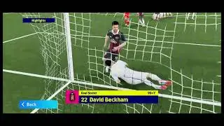 DEVID BECKHAM FREE KICK IN EFOOTBALL 
