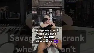Brutal neck crank/face bar against rear naked choke defense #bjj #mma #submissiongrappling