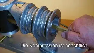 Essex Hot Air Engine - Eine Replika-Hei&szlig;luftmaschine in Orginalgr&ouml;&szlig;e