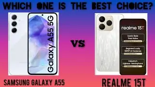 SAMSUNG GALAXY A55 против REALME 15T: какой телефон имеет лучшие характеристики? Выберите лучший ...