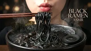 This Deep Black RAMEN Noodles ASMR Feels Illegal 😳🖤