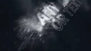 Blackboard Particles Logo | After Effects Template