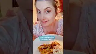Peaches with a Twist with Christine #peaches #food #taste #blogger #foodtoktv