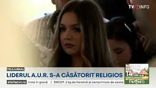 George Simion, liderul AUR, s-a cununat religios astăzi