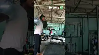 new pair 80 done ✅ #gymindia #subscribe #youtubeshorts #desihomegym #growth