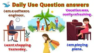 200 Daily Use Common  English Question Answers | Fun Learning Question Answers