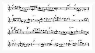 Charlie Parker#transcription#sax#jazz# Luca Rizzo plays Perhaps-Charlie Parker Transcription (Eb)