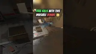 FREE KILLS WITH THIS INVISIBLE DENARI 🤯 #r6 #rainbowsixsiege #r6siege #shorts