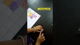 Roll the dice and color | simple game to try with your 3 year old