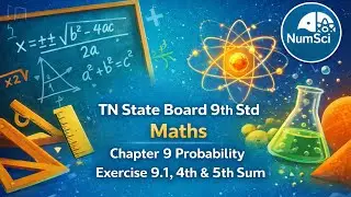 Tn 9th Maths Chapter 9 Probability Exercise 9.1,4th Sum and 5th Sum #9thmaths #9thmathschapter9