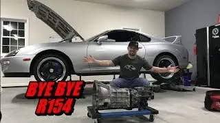 How To Remove MK4 Supra Transmission!