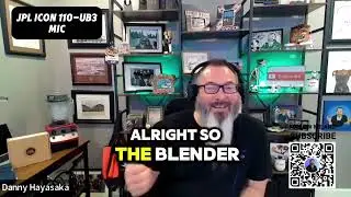 🔊 JPL Icon 110-UB3 Headset Mic Test vs Running Blender | Zoom Meeting Live Demo 🎧🎙️ - TELECRON