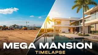 🚀🏡 From Empty Lot to Mega Mansion | Full Build Timelapse!