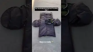 best foldable bag is now in 🇮🇳 #travel #bag #travelvlog #trip