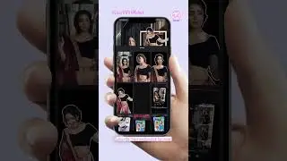 Elegant Saree Collage Story | Traditional Instagram Layout Tutorial 💃📱