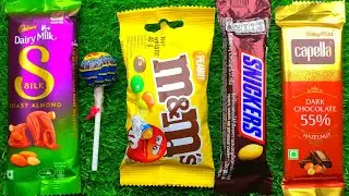 Satisfying ASMR | Colorful Lollipops, Chocolate & Candy Unboxing | Relaxing Crunchy Sound