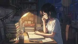 Lofi Study - Calm Night Study Lofi Beats ( 1 hour )