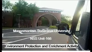 Manonmaniam Sundaranar University- NSS UNIT 166- Environment protection and enrichment activity