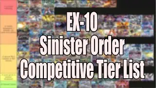 EX-10 Sinister Order: разблокируйте список уровней соперничества для злодеев | Карточная игра DIg...