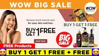 Wow SALE Today: BUY 1 GET 1 FREE 😍 with More : Wow Sale today  (🔴 LIVE NOW )