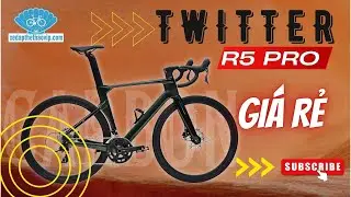 TWITTER R5 Pro lục bảo - Xe Đạp Đua CARBON Đầu C&aacute; Mập ĐẸP NGẤT NG&Acirc;Y, GI&Aacute; RẺ 0 LỐI THO&Aacute;T | 0989933958