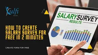 How To Create Salary Survey For Free in 2 minutes