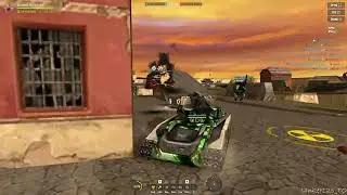 Tanki Online Hammer XT Skin Blunderbuss Augment and Hornet XT Skin Lifeguard gameplay no commentary