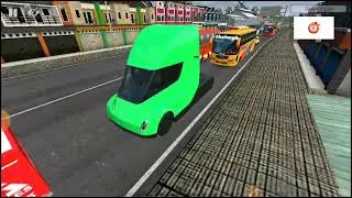 BUSSID MOD | Tesla Semi Truck Mod | Bussid Group Official | Bangla Review + LINK