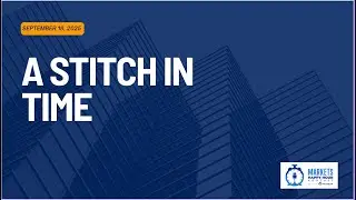 Markets Happy Hour Podcast - September 18, 2025 - A Stitch in Time