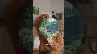 Reveal of my painting 🌺 Play of warm and cold #artist #painter #acrylicpainting #inspiration