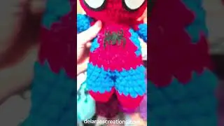 let's crochet Spiderman for a custom order #spiderman #crochetwithme #crochetspider #commissionart