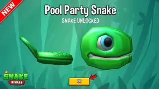 Snake Rivals: POOL PARTY SNAKE UNLOCKED!
