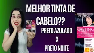 TINTA PRETO AZULADO CASTING CREME GLOSS /BATALHA COM A PRETO NOITE