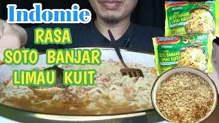 MUKBANG ASMR indomie rasa soto banjar limau kuit + irisan cabe rawit 🌶🌶🔥🥵