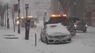 Vehicles Towed Across Trenton as Snow Emergency Routes Enforced