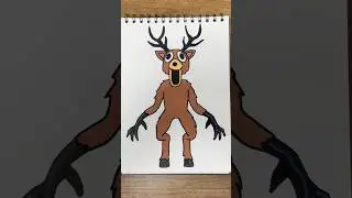 Roblox 99 Nights in the Forest &ndash; Deer character drawing 😱