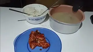 곰국 김치 저녁 먹방 #곰국 #김치 #저녁 #먹방 #혼밥