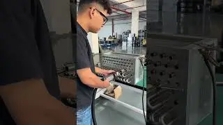 U-shaped orbital welding machine used in heat exchanger industry #orbitalwelding #heatexchanger