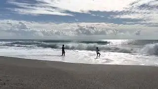 Шумъ январскаго моря въ Аланьѣ, Турція