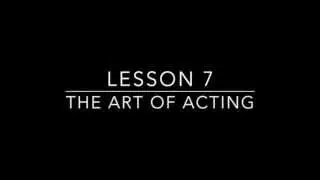 Intro to Theatre Lesson 7