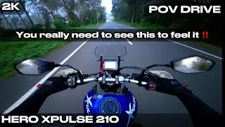 POV #11 | HERO XPULSE 210 | PURE SOUND | 2K | POV DRIVE | WALK AROUND | #dji  